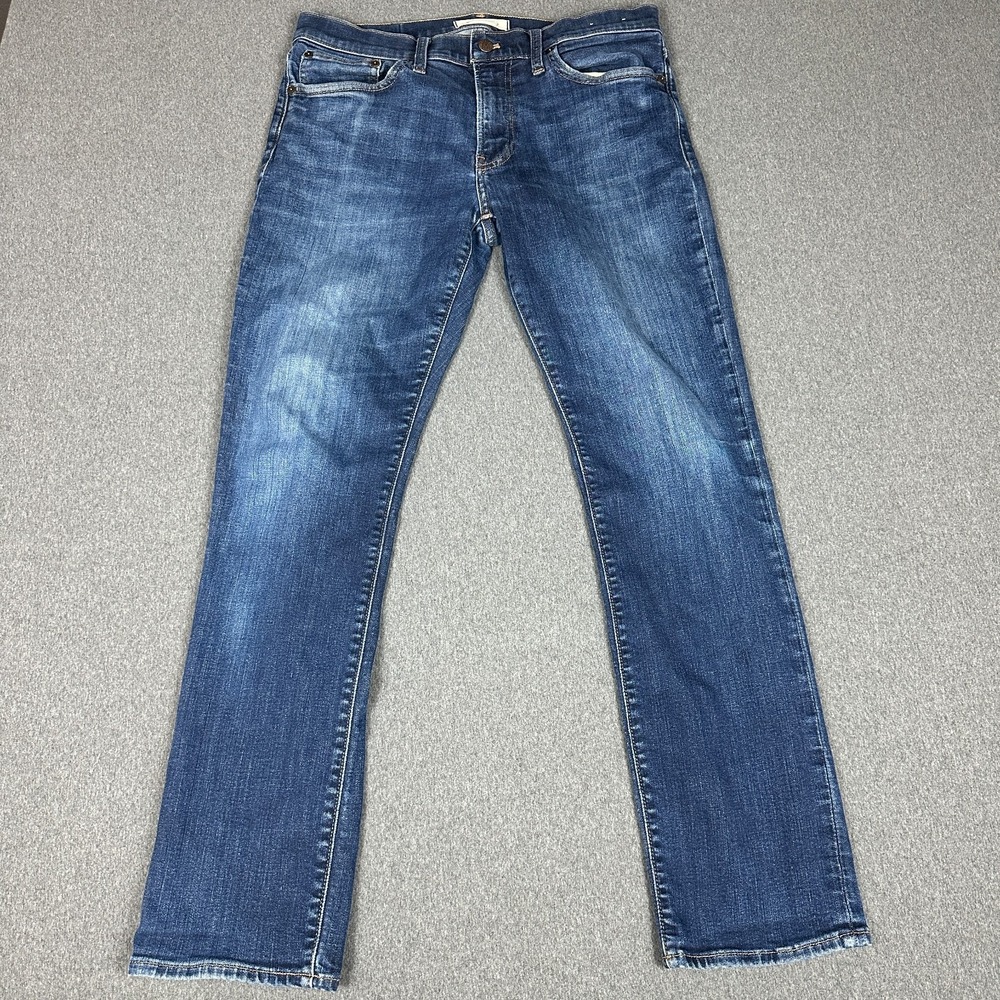 Madewell Straight Womens Jeans W32 L32 Blue Medium Wash Stretch Denim